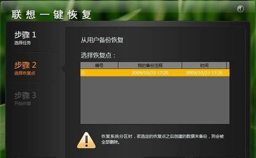 电脑开机一键还原系统的操作方法（轻松恢复电脑系统，解决各类问题）