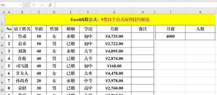 常用表格制作方法大全（学会这些技巧，轻松制作高效表格）